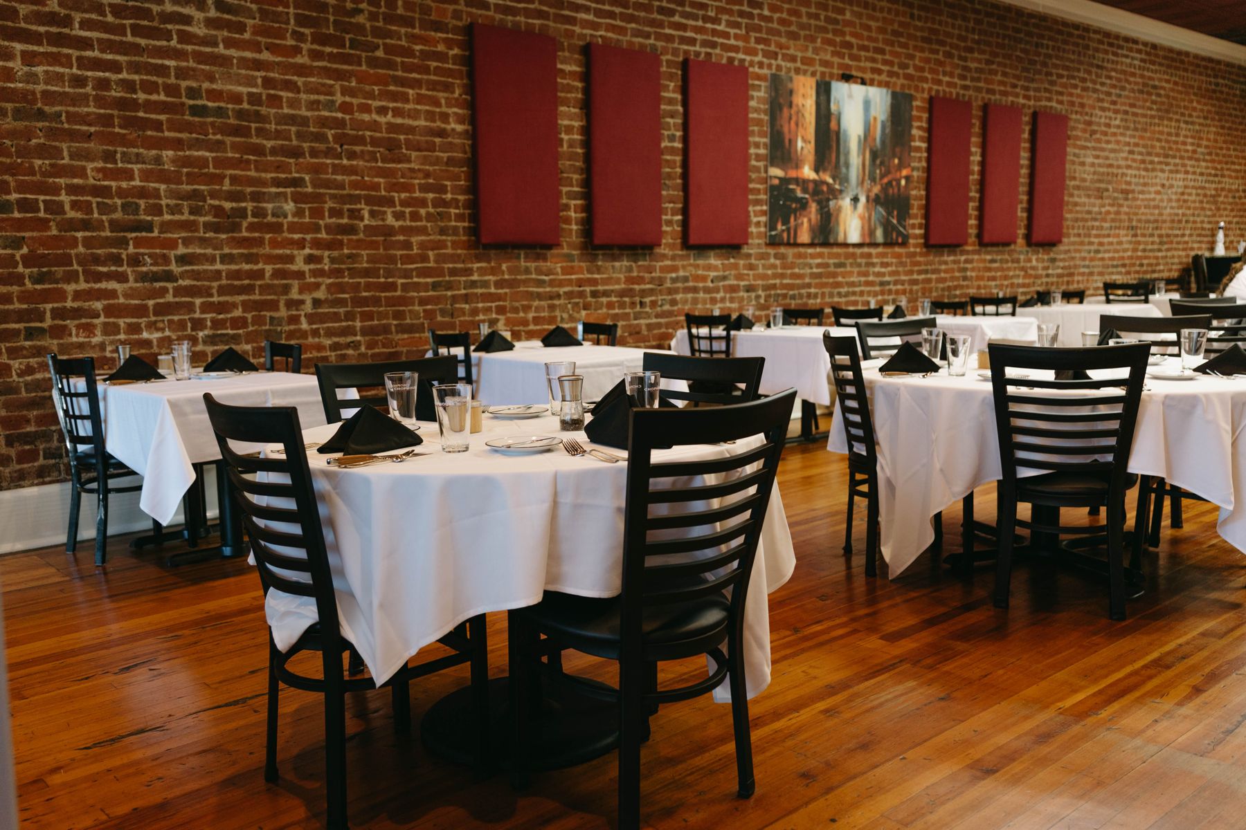 Dining room at Chophouse on Broad Street